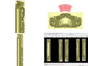 Bộ sưu tập 10 bản vẽ câu đối CNC được thiết kế rất đẹp