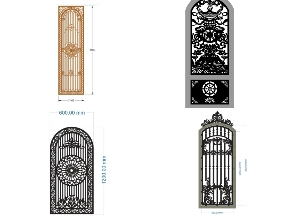 Bộ sưu tập 10 Mẫu Cổng 1 Cánh Phụ Trang Nhã