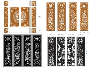 Bộ sưu tập 10 mẫu cổng 4 cánh An Khang Thịnh Vượng