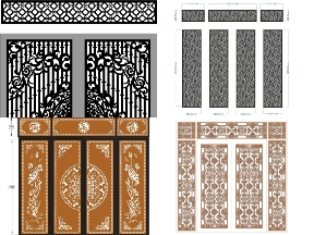 Bộ sưu tập 10 Mẫu Cổng 4 Cánh Có Ô Thoáng Phù Hợp Nhà Phố