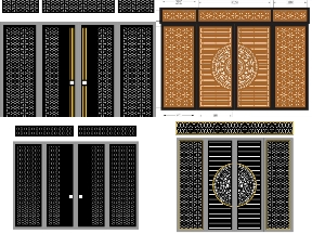 Bộ sưu tập 10 Mẫu Cổng 4 Cánh Có Ô Thoáng Tạo Điểm Nhấn Mặt Tiền