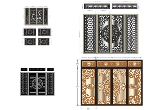 Bộ sưu tập 10 mẫu cổng 4 cánh mới nhất