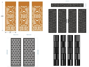 Bộ sưu tập 10 Mẫu Cổng 4 Cánh Phong Cách Hiện Đại Đơn Giản