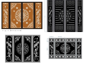 Bộ sưu tập 10 mẫu cổng 4 cánh sen mới nhất