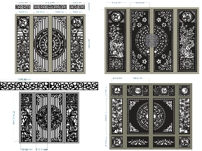 Bộ sưu tập 10 mẫu cổng 4 cánh tài lộc mới nhất 2026