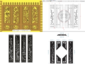 Bộ sưu tập Top 10 mẫu cổng 4 cánh trúc giá rẻ đẹp mắt