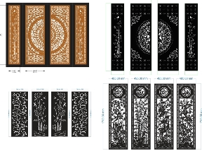 Bộ sưu tập 10 file cổng 4 cánh trúc giá rẻ đẹp mắt