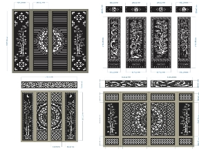 Bộ sưu tập 10 bộ cổng 4 cánh trúc giá rẻ đẹp mắt 2026