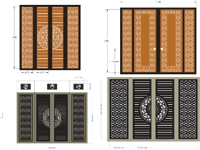 Bộ sưu tập Tổng hợp 10 mẫu cổng bông tuyết mới nhất