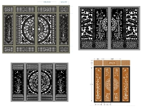 Bộ sưu tập 10 Mẫu Cổng Trúc CNC – Giải Pháp Thiết Kế Gọn Gàng, Dễ Thi Công