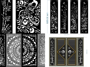 Bộ sưu tập 10 Mẫu Cổng Trúc CNC – Phong Cách Nhẹ, Hình Khối Rõ