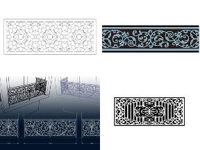 Bộ sưu tập 10 mẫu lan can miễn phí