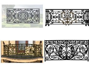 Bộ sưu tập 10 Mẫu Lan Can SketchUp Cho Dựng Phối Cảnh 3D