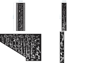 Bộ sưu tập 10 Mẫu vách ngăn CNC trúc đẹp cho không gian hiện đại