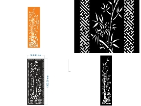 Bộ sưu tập 11 Mẫu vách ngăn CNC trúc nghệ thuật sang trọng