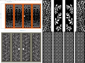 Bộ sưu tập 12 Mẫu Cổng 4 Cánh Hiện Đại Giúp Không Gian Cổng Thêm Nổi Bật