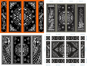 Bộ sưu tập 12 mẫu cổng 4 cánh trống dơi tinh tế