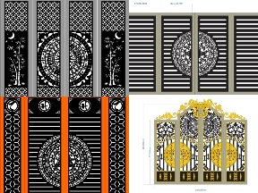 Bộ sưu tập 12 mẫu cổng BST mới hiện đại