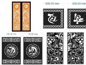Bộ sưu tập 12 mẫu vách ngăn tài lộc CNC đẹp cho phòng khách và phòng thờ