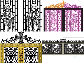 Bộ sưu tập 14 Mẫu cổng 2 cánh công giáo