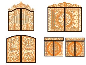 Bộ sưu tập 15 mẫu cổng 2 cánh đẹp