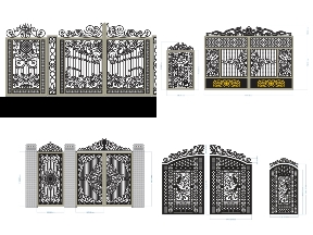 Bộ sưu tập 15 mẫu Cổng 2 Cánh - Giải Pháp An Toàn & Tiện Lợi