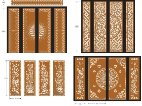 Bộ sưu tập 15 Mẫu Cổng 4 Cánh Kiểu Dáng Ấn Tượng