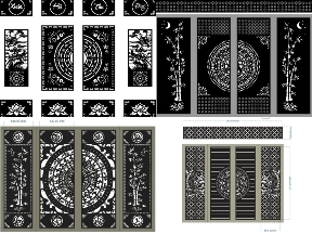 Bộ sưu tập 15 mẫu cổng 4 cánh mới nhất