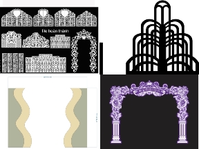 Bộ sưu tập 15 mẫu cổng cưới siêu rẻ – đẹp mắt
