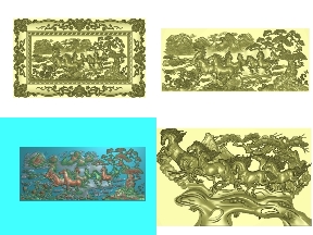 Bộ sưu tập 15 Mẫu Tranh Bát Mã CNC đẹp trên Thuviencnc.vn