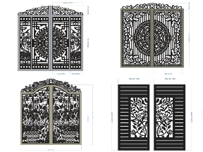 Bộ sưu tập 16 mẫu cổng 2 cánh mới nhất 2026