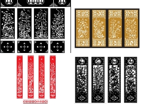 Bộ sưu tập 18 mẫu cổng tứ quý cnc