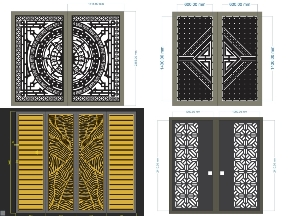 Bộ sưu tập 20 Mẫu Cổng 2 Cánh Được Lựa Chọn Trong Nhiều Công Trình