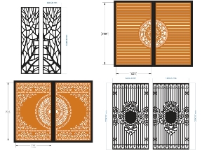Bộ sưu tập 20 Mẫu Cổng 2 Cánh Tạo Sự Hài Hòa Cho Ngoại Thất