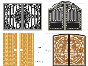 Bộ sưu tập 20 Mẫu Cổng 2 Cánh Thiết Kế Đẹp Cho Nhà Ở