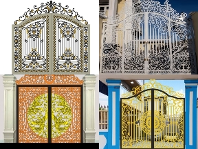 Bộ sưu tập 20 Mẫu Cổng 2 Cánh Thiết Kế Sang Trọng Cho Biệt Thự