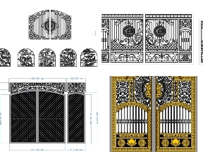 Bộ sưu tập 20 Mẫu Cổng 2 Cánh Tự Do Phù Hợp Nhà Phố & Dân Dụng