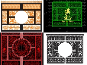 Bộ sưu tập 20 MẪU CỔNG 2 CÁNH TỨ LINH ĐẸP – SANG TRỌNG, CHUẨN PHONG THỦY