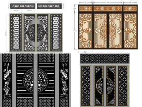 Bộ sưu tập 20 Mẫu Cổng 4 Cánh Bền Đẹp Theo Thời Gian