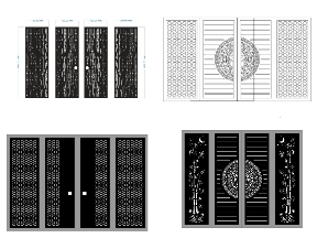 Bộ sưu tập 20 Mẫu Cổng 4 Cánh CNC Nhà Phố Đẹp – Giải Pháp Bảo Vệ Hoàn Hảo