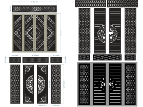 Bộ sưu tập 20 Mẫu Cổng 4 Cánh Có Ô Thoáng Được Ưa Chuộng Hiện Nay