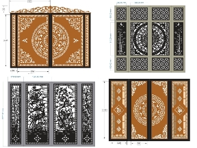 Bộ sưu tập 20 Mẫu Cổng 4 Cánh Đẹp Cho Nhà Ở Hiện Nay