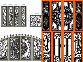 Bộ sưu tập 20 mẫu cổng 4 cánh mới nhất