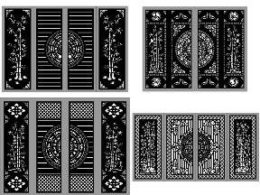 Bộ sưu tập 20 Mẫu Cổng 4 Cánh Trúc Việt Kết Hợp Trống Đồng