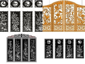 Bộ sưu tập 20 mẫu Cổng 4 cánh Tứ Quý – Tùng Cúc Trúc Mai