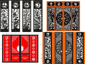 Bộ sưu tập 20 mẫu cổng 4 cánh vạn sự như ý