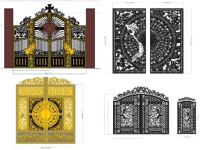 Bộ sưu tập BST 14 mẫu cổng 2 cánh đẹp mắt 2026