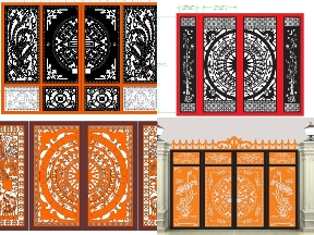 Bộ sưu tập 21 mẫu cổng 4 cánh trống dơi đẹp, chuẩn phong thủy