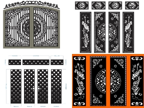 Bộ sưu tập 23 mẫu cổng 4 cánh mới nhất hiện đại