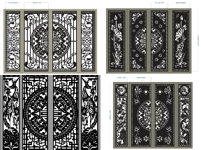 Bộ sưu tập 24 mẫu cổng 4 cánh trống dơi ấn tượng